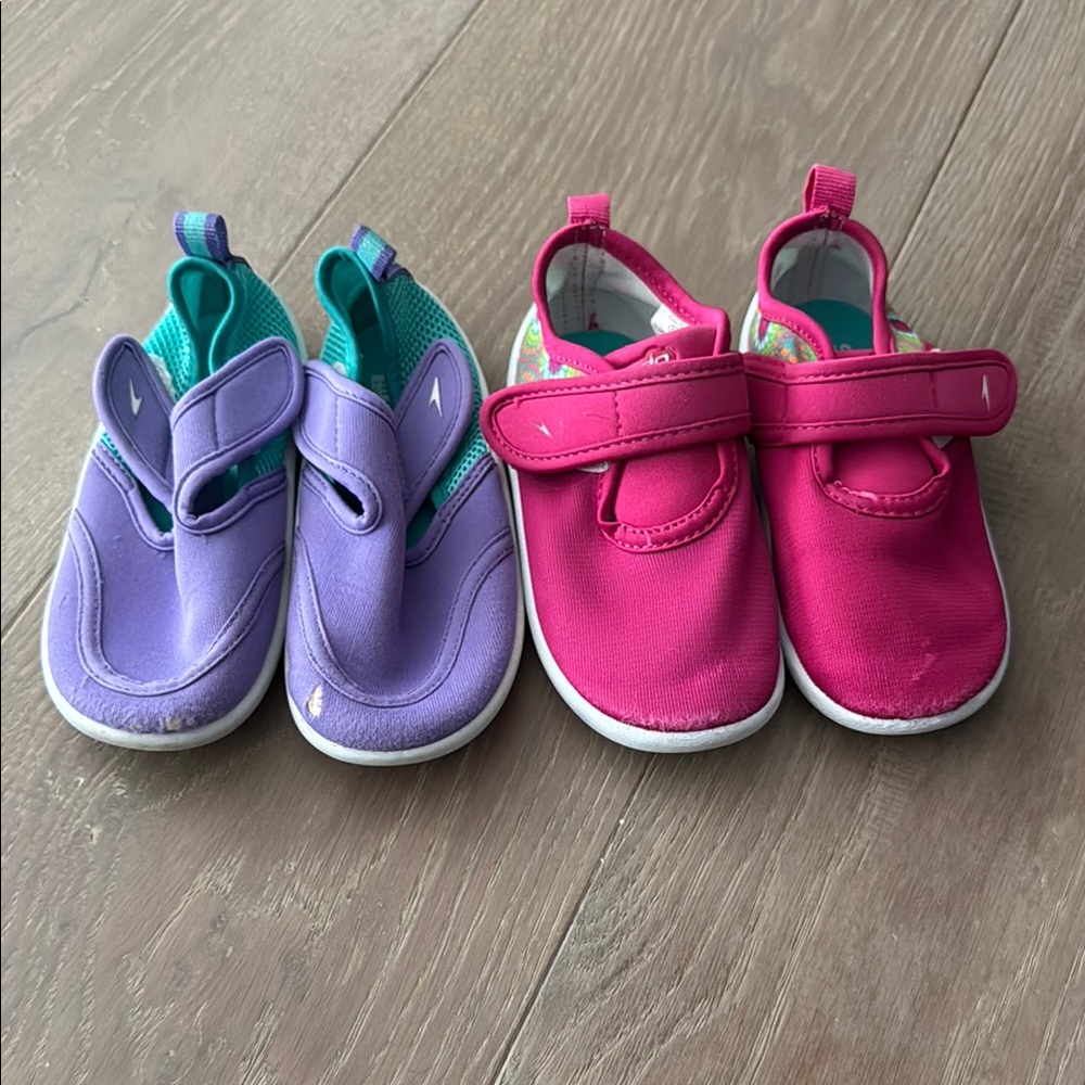 Speedo Purple and Pink Water Shoes Slip-On Comfort